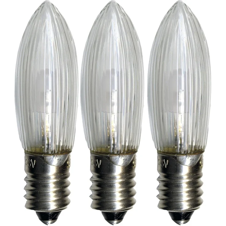 LED Ersatzleuchtmittel für Baumkerzen - warmweiß, 3 Stück – Bild 7