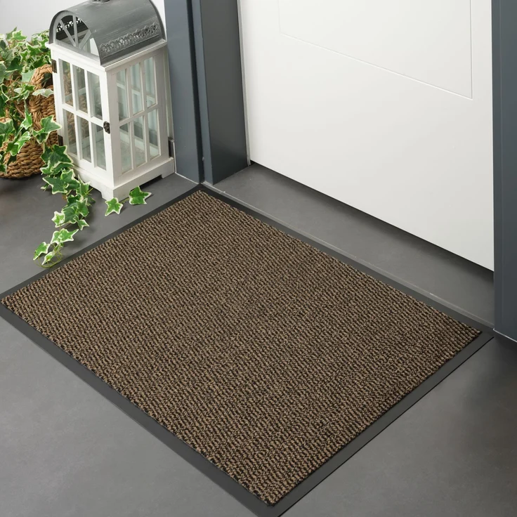 Furni24 Fußmatte - Braun-Schwarz, 60 x 90 cm – Bild 3