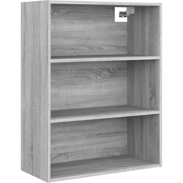 Hängeschrank, Badschrank, Küchenschrank Grau Sonoma 69,5 x 32,5 x 90 cm – Bild 2