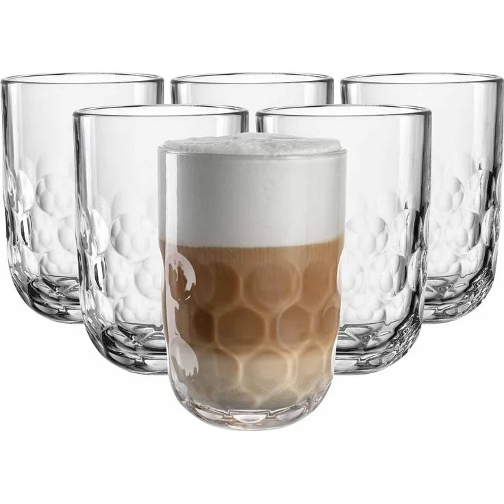 Leonardo GOCCE Latte Macchiato Glas (1) 390 ml 6er Set – Bild 1