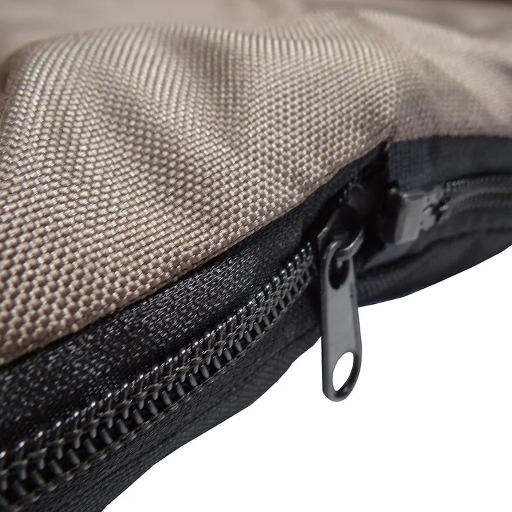 Wasserfestes In- und Outdoor Hundebett grau 76x56 cm mit Schaumstoffplatte robustem Oxford-Bezug pflegeleicht Kratzfest bequem ergonomisch ideal für kleine Hunde – Bild 4