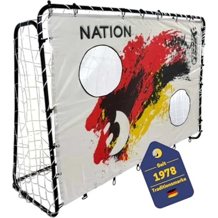 Best Sporting Fußballtor 11066 Torwand "Nation D" mit 2 Schusslöchern 193 x 150