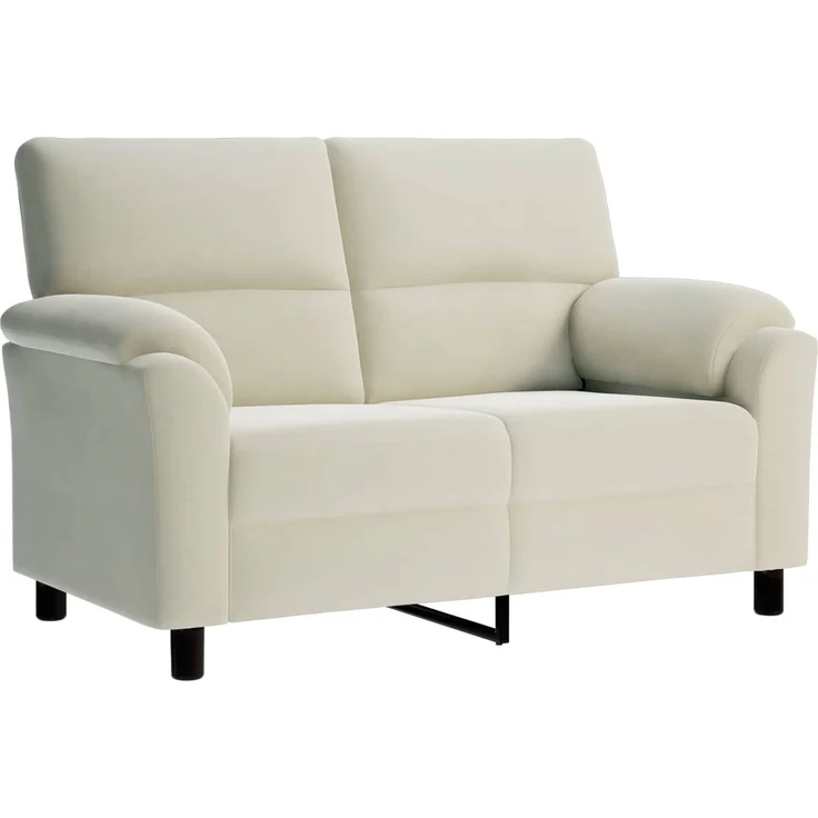 vidaXL Sofa-Set 3 Stk. Creme Samt 3430470 – Bild 3