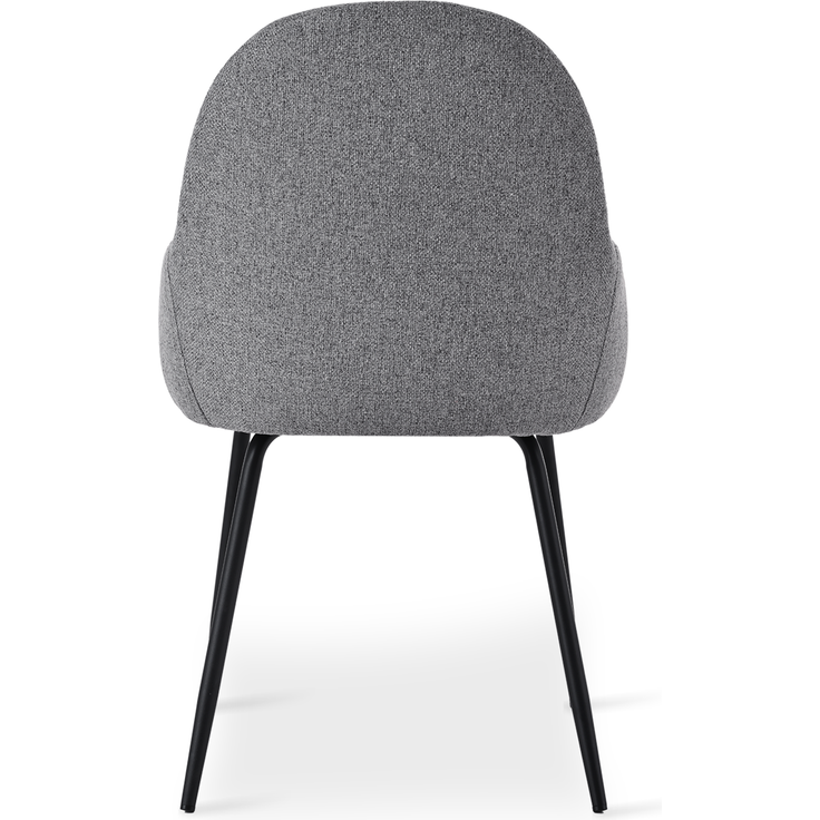 GOEURVANT 1438 Esszimmerstühle 6er-Set mit Armlehnen, Webstoff - Taubengrau – Bild 8