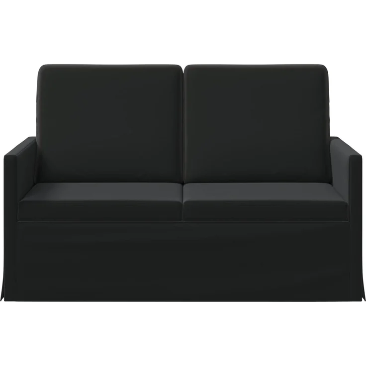 vidaXL 2-Sitzer Sofa Schwarz 130 x 81 x 82 cm Samt (V) 42041060 – Bild 2