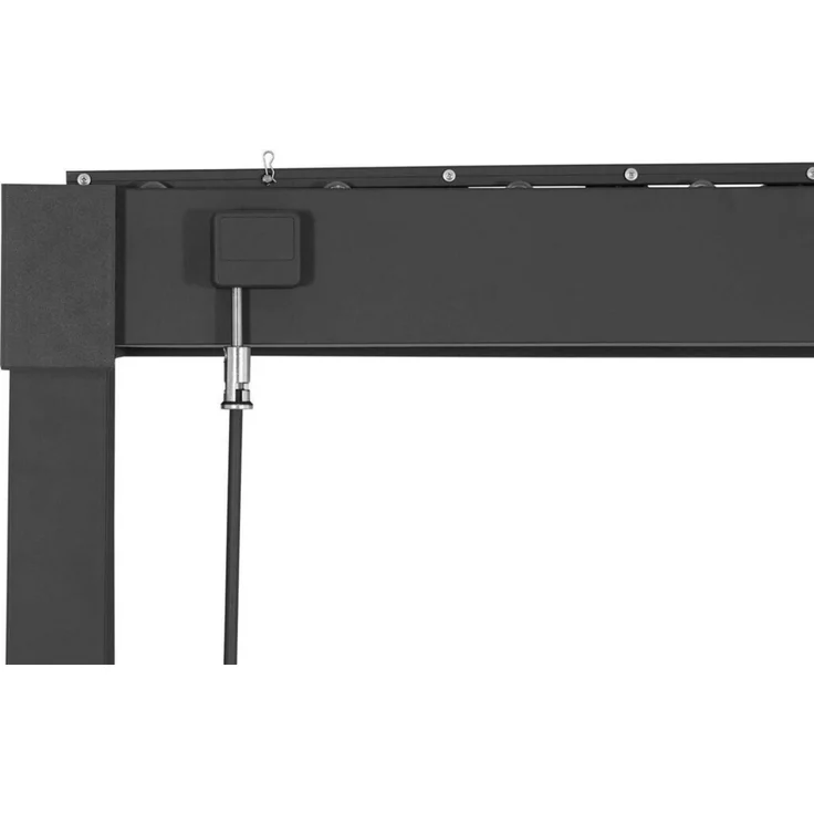 LECO Lamellenpergola FREE, Stahl-Lamellen und Stahlgestell anthrazit, 3x2 m – Bild 3