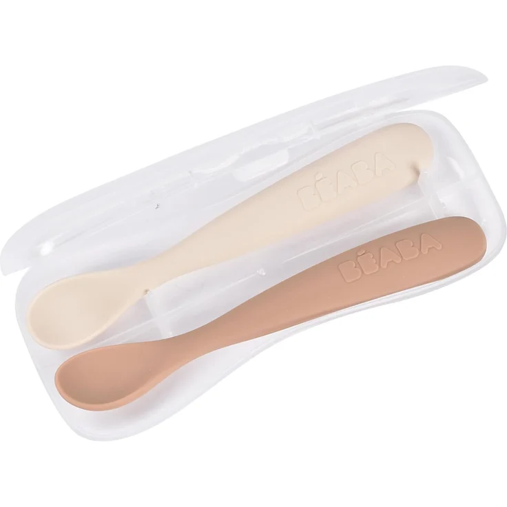 Béaba Set von 2 Silikonlöffel Altersstufe 1 – Duo – Bild 2