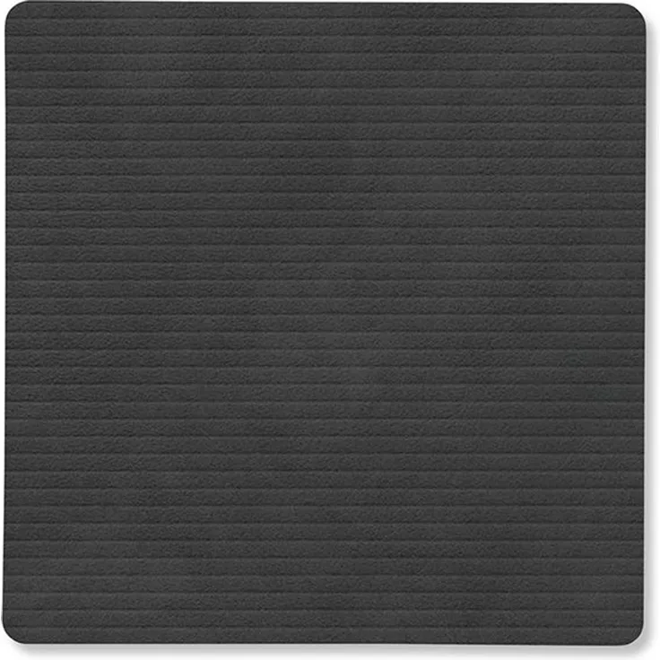 LIND DNA Glass Mat Square 10x10 cm Corduroy Black