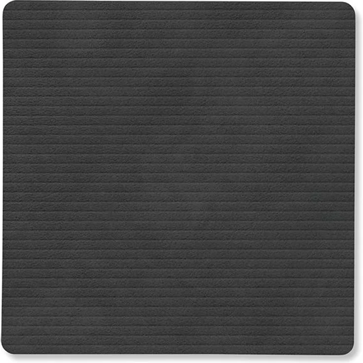 LIND DNA Glass Mat Square 10x10 cm Corduroy Black