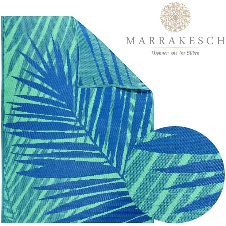 Marrakesch Orient & Mediterran Interior Outdoorteppich Outdoor Teppich Malibu modern aus recyceltem Polypropylen 160 x 230 cm, Höhe: 1 mm – Bild 4