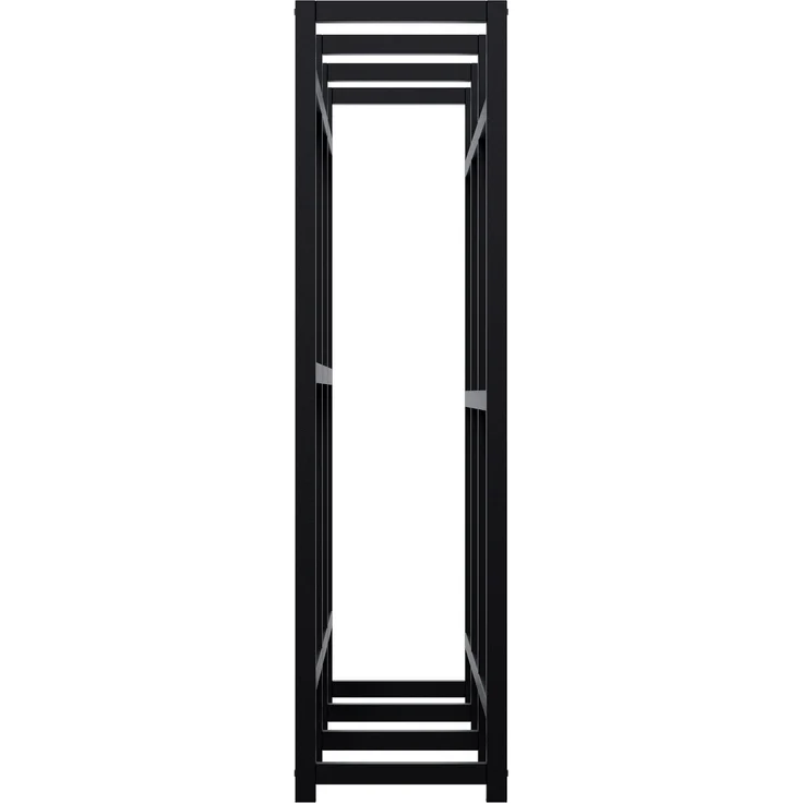 CLP Getränkekistenständer Stack aus Metall freistehend robust stabil,schwarz 116x135x31 cm – Bild 5