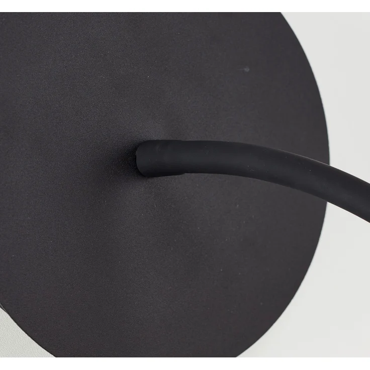 Brilliant Lampe Jutta LED Wandspot mit Flexarm und Schalter sand schwarz/matt gold Metall/Kunststoff schwarz 4,1 W LED integriert – Bild 6