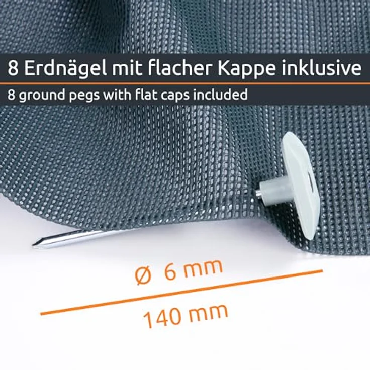 yourGEAR Outdoorteppich yourGEAR Outdoor Soft Carpet 250 x 400 cm - Vorzeltteppich Zeltteppich – Bild 2