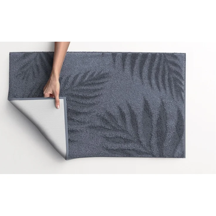 Badematte >FERYA< in anthrazit, 100% Polyester MAGICSOFT - 60 x 50 x 1,8 cm (LxBxH) – Bild 7
