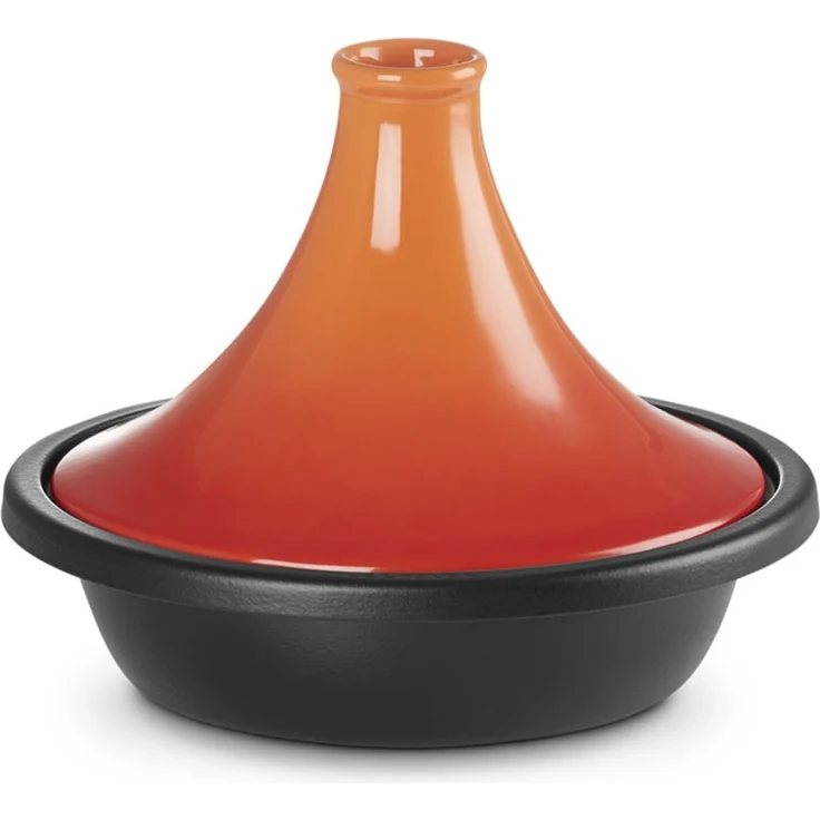 Le Creuset Gusseisen Tagine 31 cm ofenrot – Bild 1