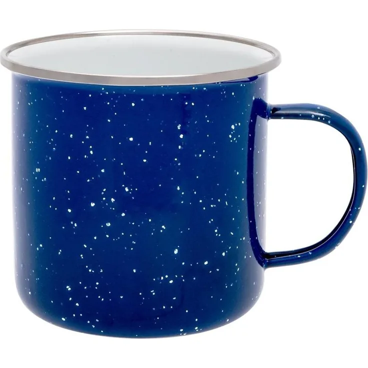 Origin Outdoors Emaille Tasse, 530 ml, blau
