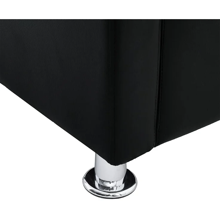 vidaXL Würfel-Sessel Schwarz Kunstleder 240068 – Bild 5