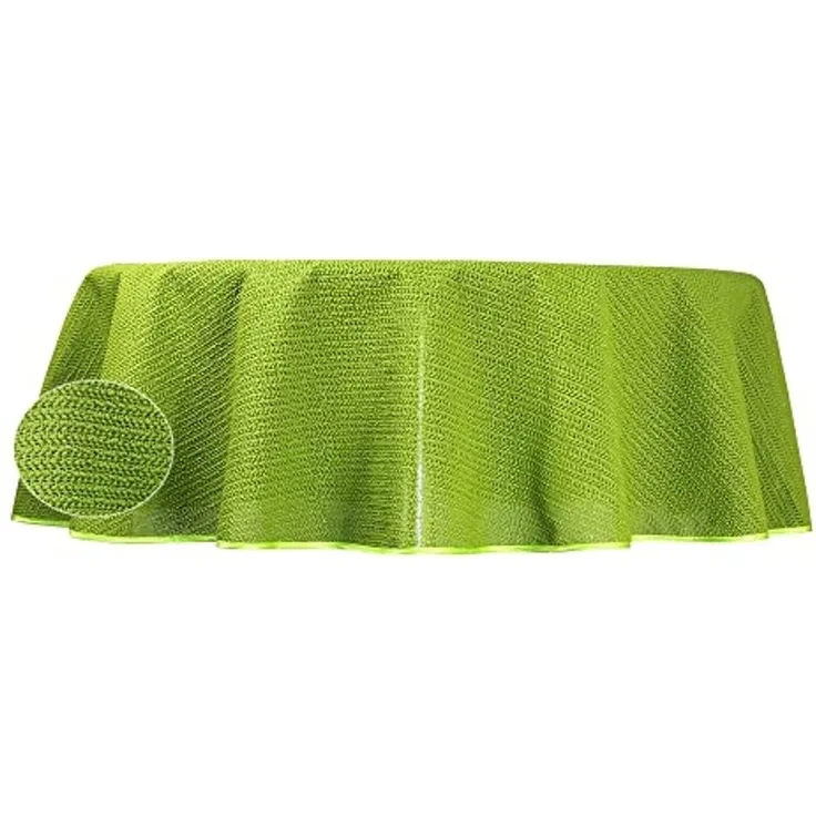 Haus und Deko Tischdecke PVC Garten Tischdecke 140 cm rund wetterbeständig Gartentischdecke (1-tlg)