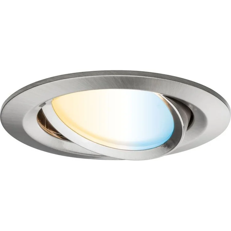 Paulmann 92441 LED Einbauleuchte Nova Coin 3er-Set Zigbee Tunable White Eisen gebürstet – Bild 3