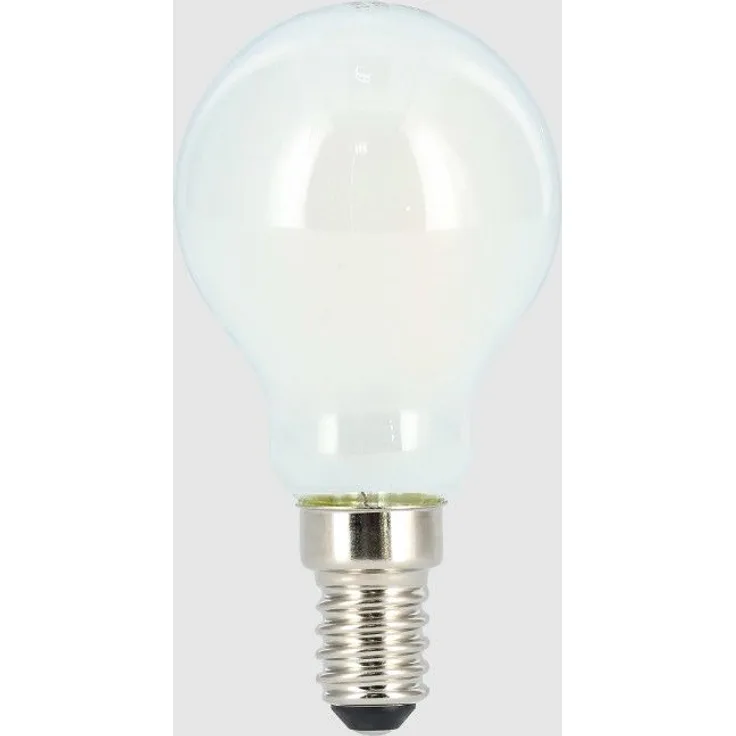 Xavax LED Lampe Tropfen E14, 470 lm Warmweiß (2700K), dimmbar, matt, ersetzt 40W