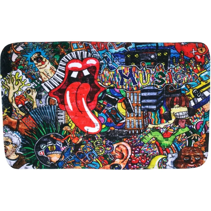 Sanilo Badematte mit Motiv, viele schöne Badteppiche zur Auswahl, rutschhemmend beschichtet, waschbar, schnelltrocknend, Polyester, rechteckig, sehr weich, hochwertig & modern, 50 x 80 cm oder 70 x 110 cm – Bild 2