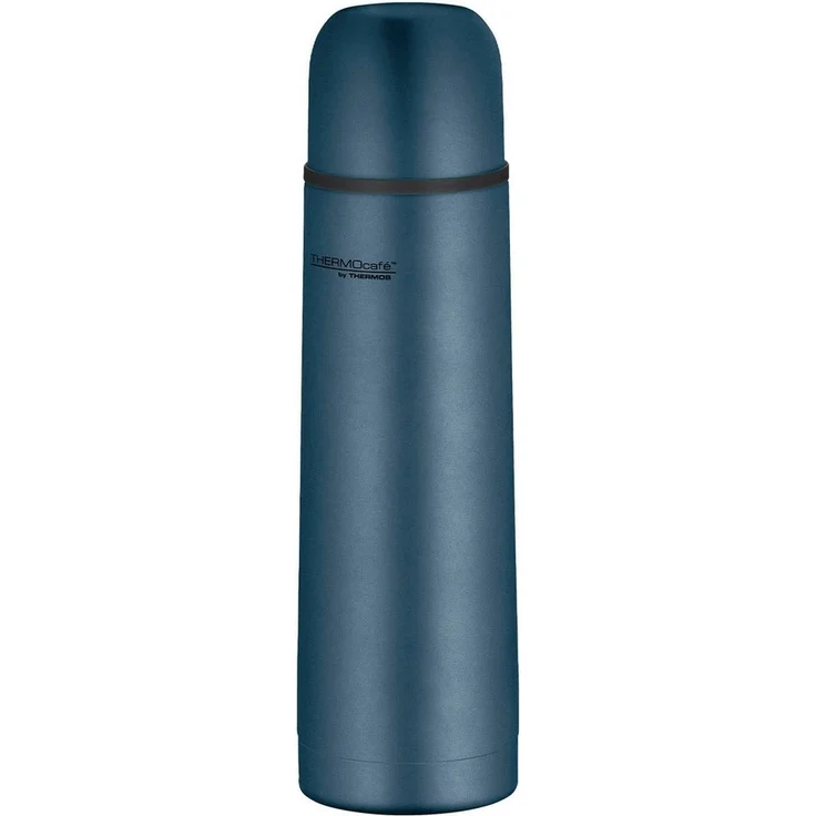 THERMOcafé by THERMOS TC BEVERAGE BOTTLE night blue mat 0,50l, Thermosflasche mit Becher aus Edelstahl, 12h heiß & 24h kalt, Auslaufsicher, für Schule, Unterwegs & Büro – Bild 3