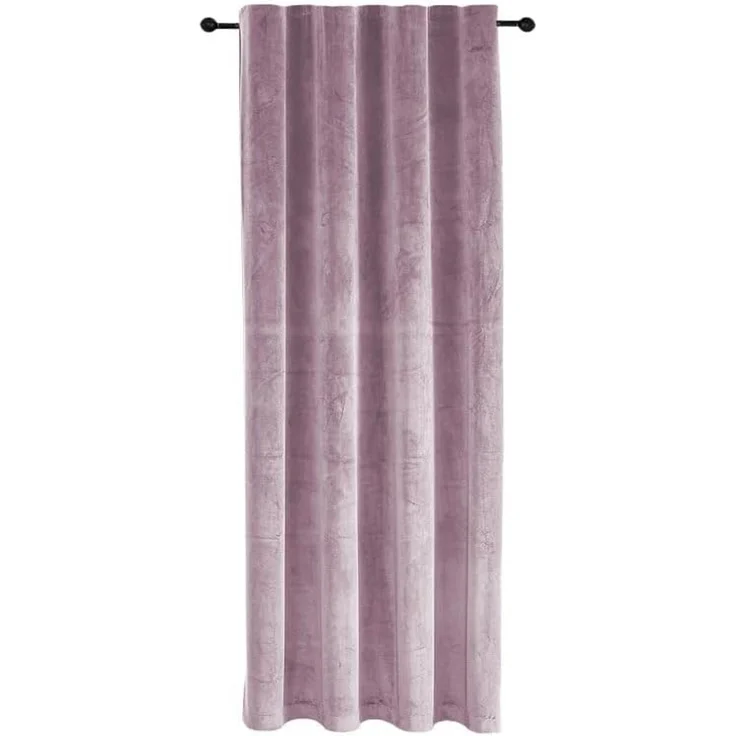 Haus und Deko Gardine Verdunkelungsvorhang Samt weich Vorhang Kräuselband blickdicht Gardine (1 St), Kräuselband, Polyester