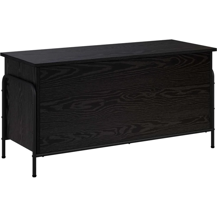 vidaXL Aufbewahrungsbox Schwarz Eichen-Optik 80 x 40 x 49,5 cm 8013680 – Bild 2