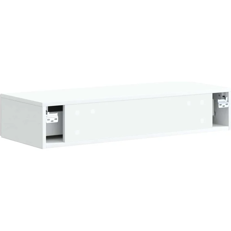vidaXL Wandmontierter Beistelltisch Weiß 87,5 x 34,5 x 17 cm 898155 – Bild 7