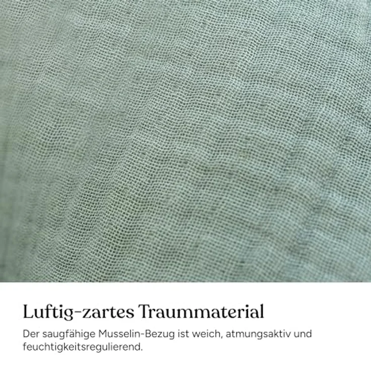 Ehrenkind Stillkissen Musselin aus hochwertiger Bio Baumwolle, Schwangerschaftskissen, Seitenschläferkissen, OEKO-TEX® STANDARD 100 Klasse 1 zertifiziert – Bild 6