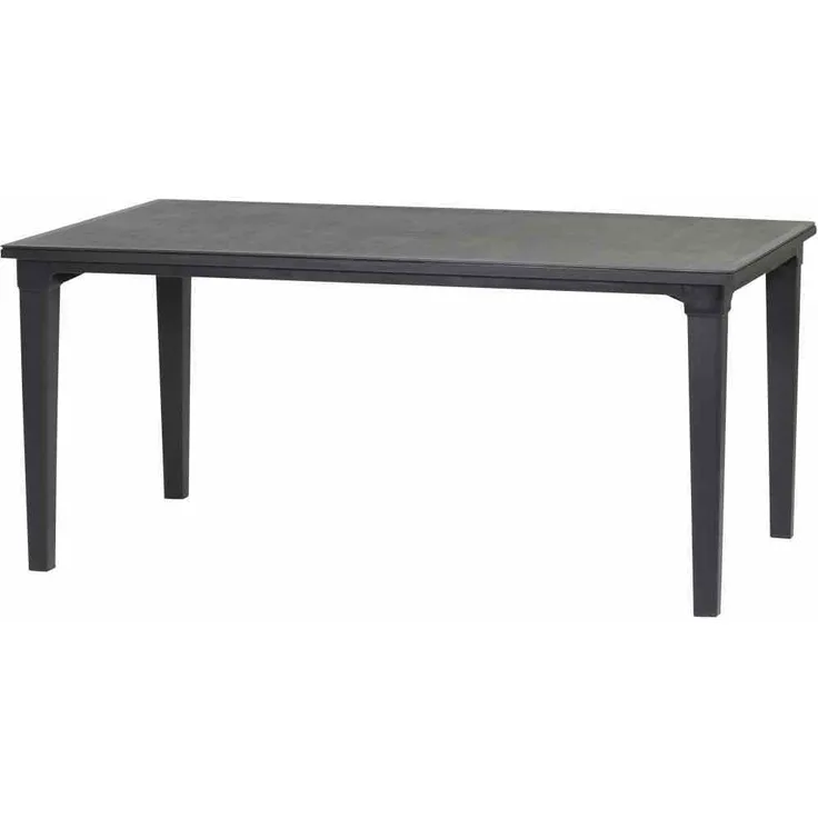 ALLIBERT Lofttisch Futura 165x95 cm graphit Vollkunststoff Gartentisch