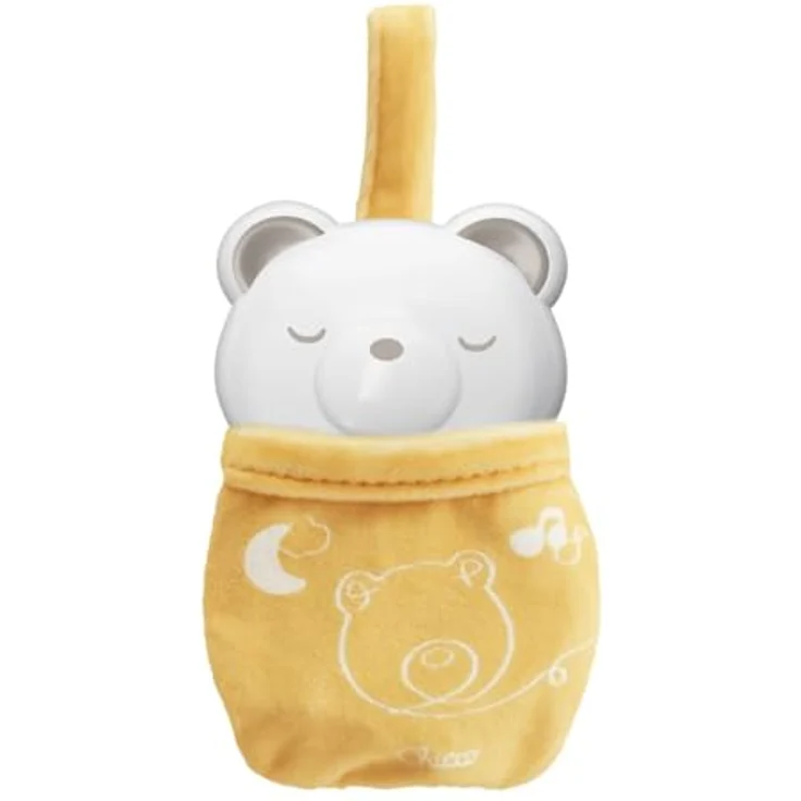 Chicco Day & Night, Nachtlicht mit Rassel 2 in 1 Little Bear, entwickelt sensorische Fähigkeiten, kinderfreundliches Design – Bild 3