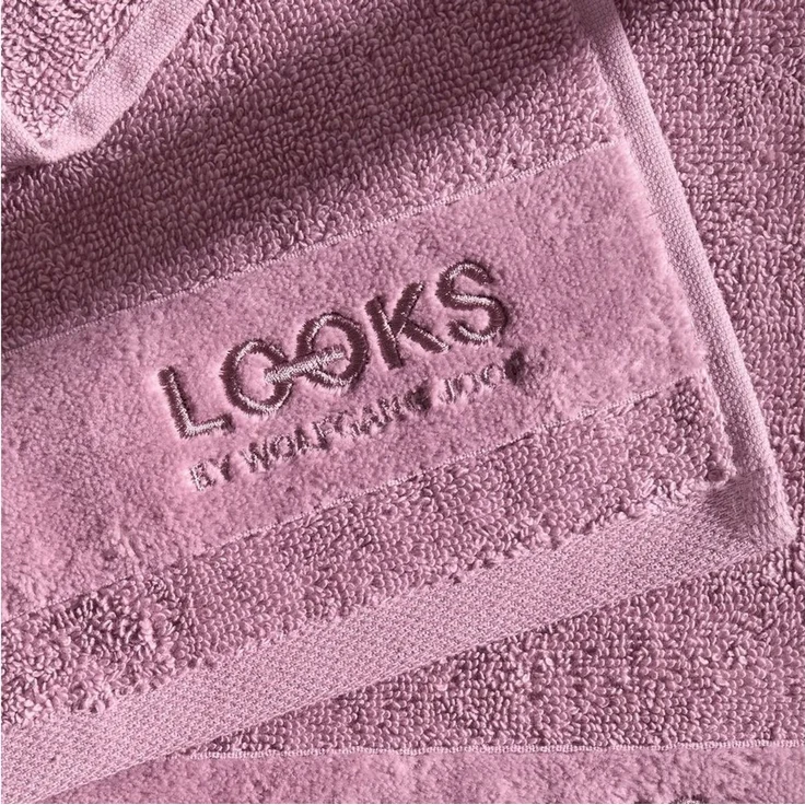 LOOKS by Wolfgang Joop Duschtuch LOOKS, Frottier (1-St), mit Logobestickung – Bild 4
