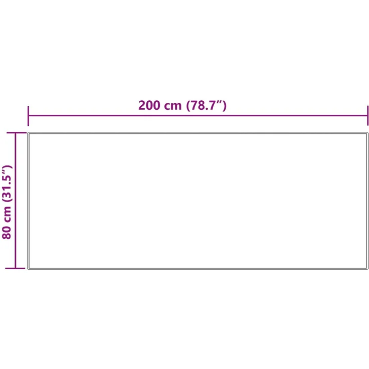 vidaXL Teppich aus Kunstschaffell TAFALLA Creme 80 x 200 cm Polyester 42021501 – Bild 10
