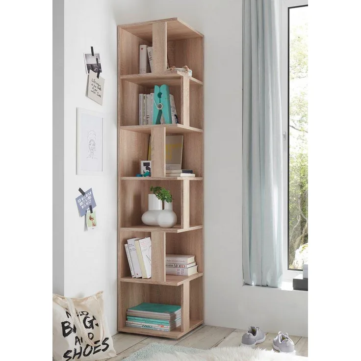 Eckregal CORNER SHELF Sonoma Eiche, 182 cm hoch
