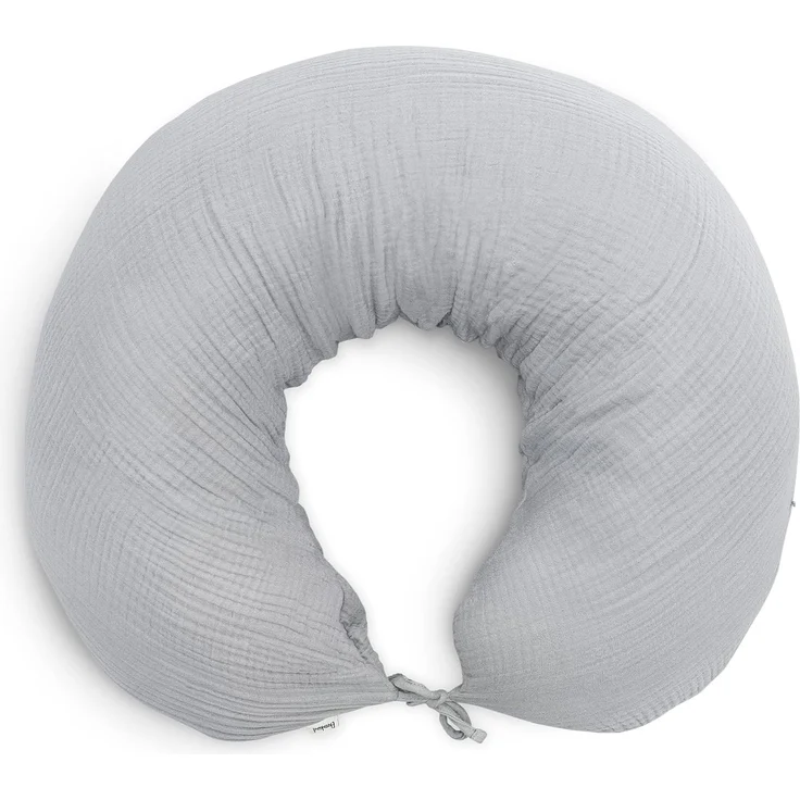 Ehrenkind Stillkissen Musselin aus hochwertiger Bio Baumwolle, Schwangerschaftskissen, Seitenschläferkissen, OEKO-TEX® STANDARD 100 Klasse 1 zertifiziert – Bild 1
