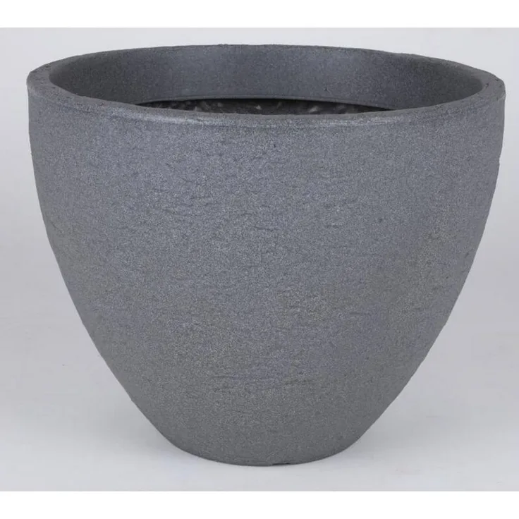 Pflanztopf "Stone" 78cm, H 57cm grau Übertopf