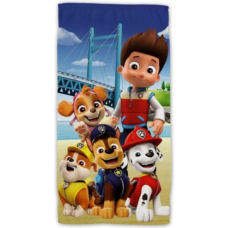 PAW PATROL Strandtuch Baumwolle Strandtuch Frottee Badetuch mit Premium Druck, 70x140 cm – Bild 2
