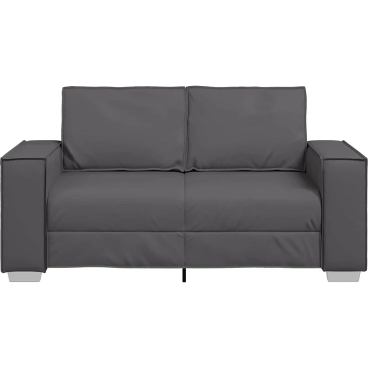vidaXL Zweisitzer-Sofa Grau 160 cm Kunstleder 4105047 – Bild 2
