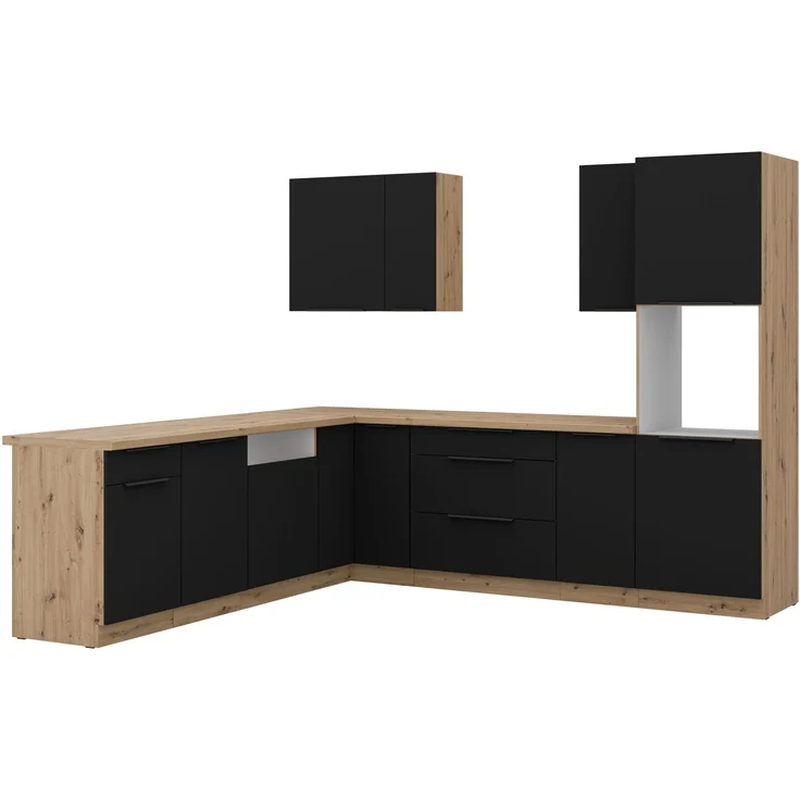 Winkelküche ARIA K-AR ECKE 2 - 250 x 270 cm Anti Fingerprint Küchenzeile Küchenblock Singleküche Einbauküche Küche Eckküche – Bild 7