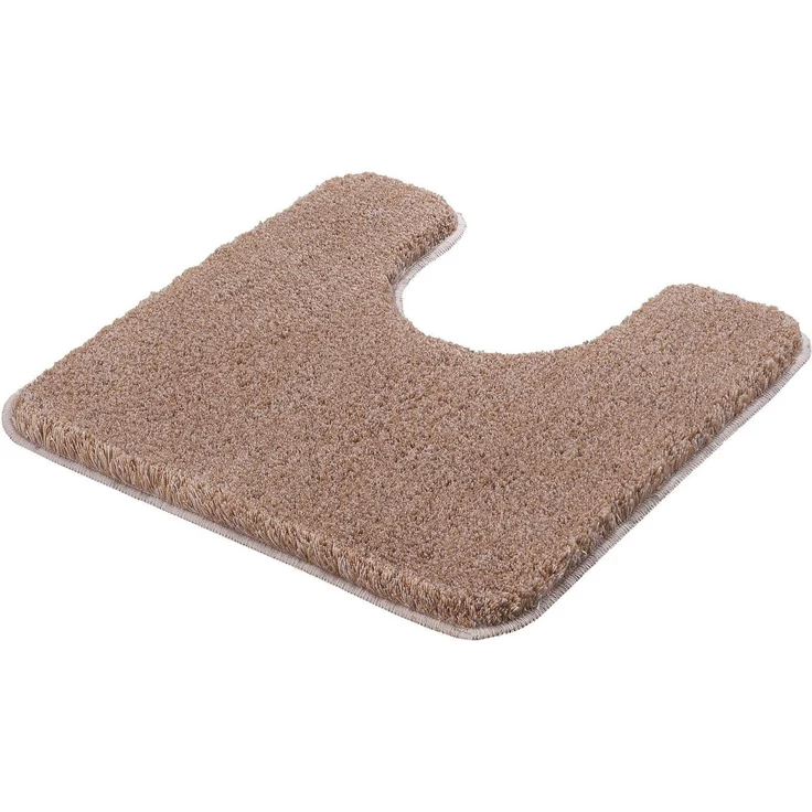 Kleine Wolke Badematte RELAX, Höhe 30 mm, rutschhemmend beschichtet, fußbodenheizungsgeeignet, Polyacryl, quadratisch, WC Vorleger mit Ausschnitt, Badteppich, Uni Farben, rechteckig, rund & als Set erhältlich – Bild 1