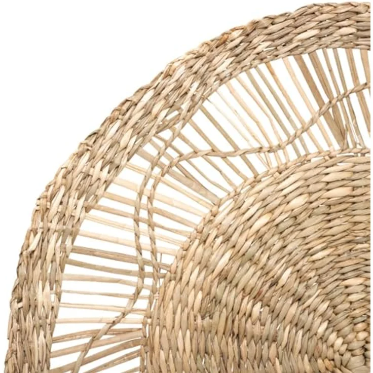 ATMOSPHERA CREATEUR D'INTERIEUR Wanddekoration Seagrass Set, 3 Stück D 18/28/38 cm, Beige – Bild 5