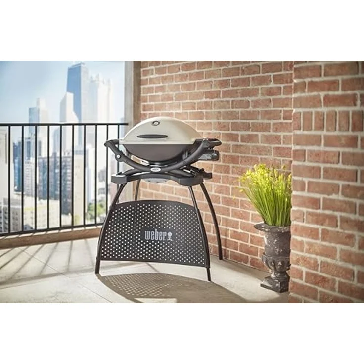 Weber Stand / Für Gasgrills der Serien Q 1000/2000, Robuste Metallkonstruktion, Komfortable Arbeitshöhe, Stabil und sicher, 70 x 66 x 53,5 cm – Bild 3