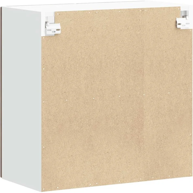 vidaXL Küchen-Hängeschrank mit Glastür Lucca Räuchereiche Holzwerkstoff 853912 – Bild 8