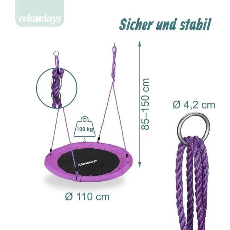 Nestschaukel 110 cm – Bild 4