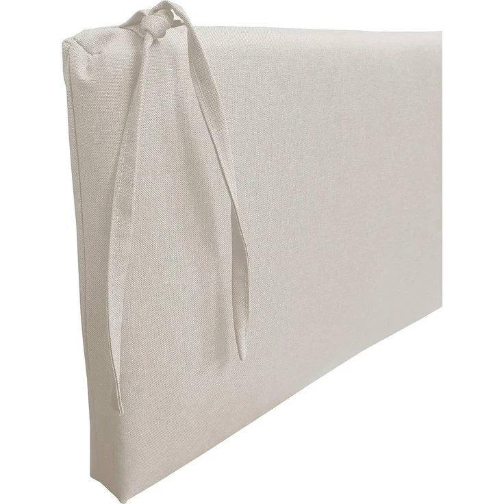 chilly pilley Bankkissen Bankauflage Polsterauflage Reißverschluss mit Schlaufen Kissen für Gartenbank für Gartenmöbel Sitzkissen & Rückenkissen Outdoor (160 x 40 x 5 cm, Cremefarbig) – Bild 6