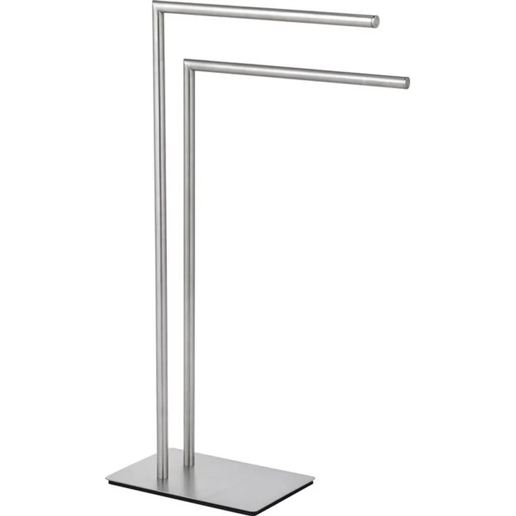 WENKO Handtuchständer Recco, 2 Armiger Kleiderständer mit schwerer Bodenplatte – Bild 4