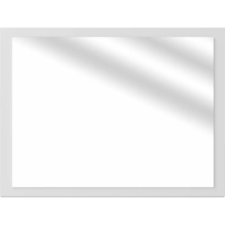 Badezimmerspiegel Kiko Weiß Hochglanz/Weiß 45 x 60 cm Vicco