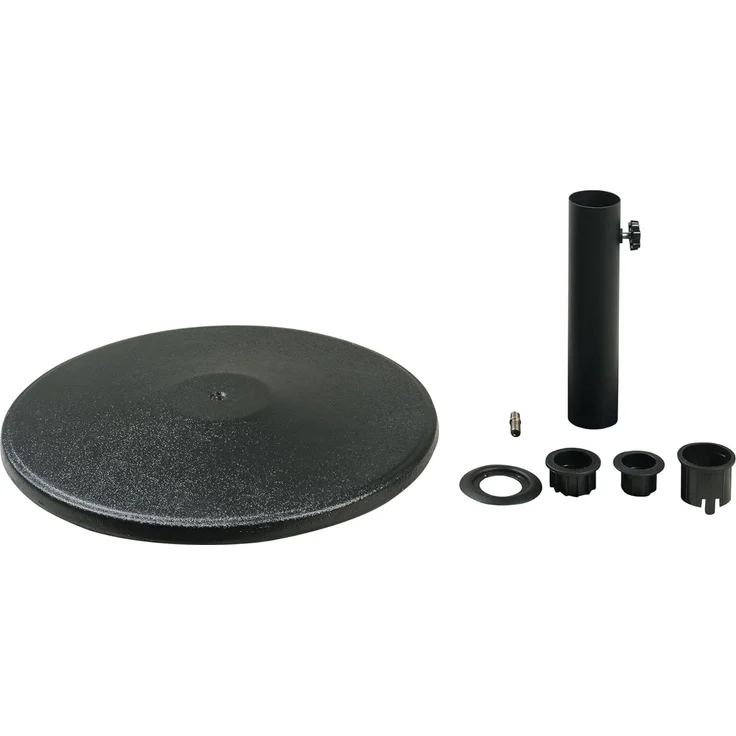 Sonnenschirmständer Bionaz Ø50x5,5 cm Beton 17 kg Schwarz [casa. pro] – Bild 7