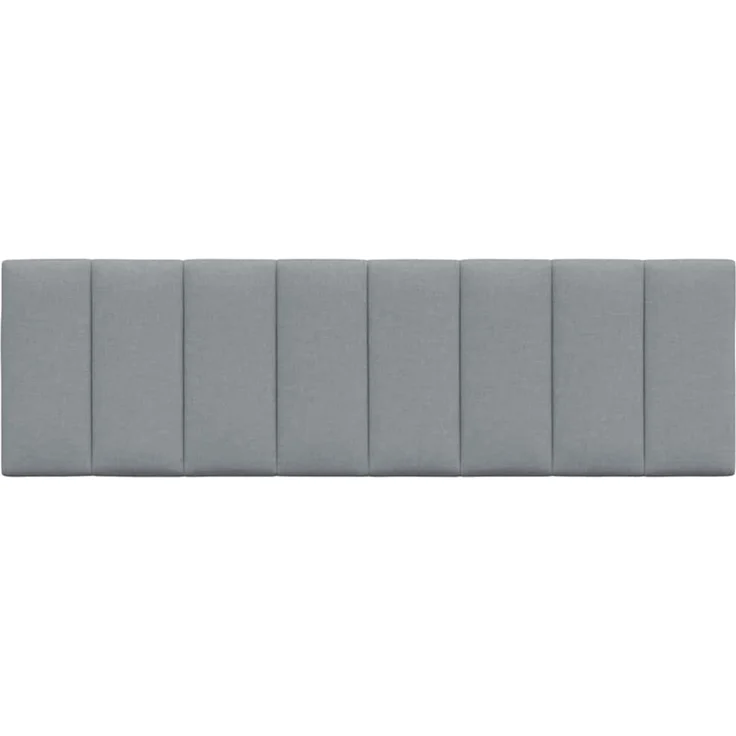 vidaXL Kopfteil-Kissen "Hanko" Hellgrau 160 cm Stoff Grau – Bild 4
